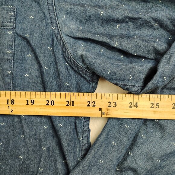 Denim & Flower Ricky Singh Button Down Cotton Shirt Mens XL Slim Fit - Picture 8 of 8